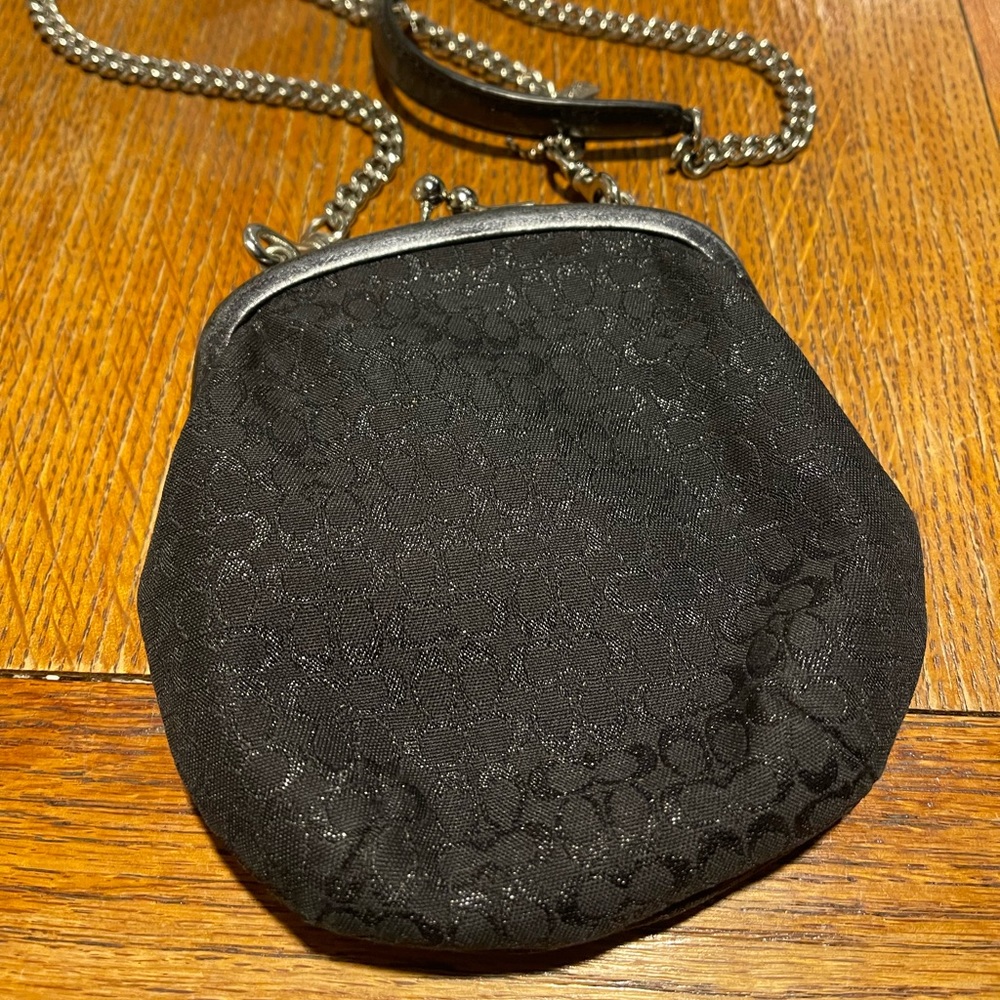 Vintage long chain Coach purse